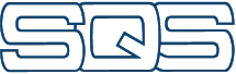 The letters “SQS” in a bold, geometric font with an outline on a light background, based on the EN 50126 standard. The letters "SQS" in a bold, geometric font with an outline on a light background, based on the EN 50126 standard.