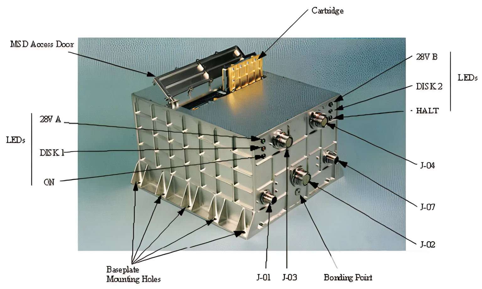 Mass-Memory-Unit-for-ISS-large Mass Memory Unit fuer ISS gross